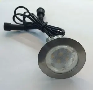 45mm Rodada 1W RGBWW Levou kit de Luz Convés RGB Aço Inoxidável (SC-B109A)