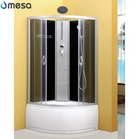 Caravane de salle de bain, caravane, rv, cabine de douche, avec panneau d'ordinateur