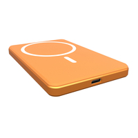 Cargador Portátil Inalámbrico Magnético, Banco de Energía de 10000 mAh, Banco de Energía Inalámbrico Móvil de 5000 mAh con Salida USB-C