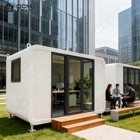 Maisons préfabriquées Cammi House Triple Freight Saved, capsules spatiales préfabriquées, mini-maisons, villas, cabines modulaires préfabriquées pour hôtels et camping