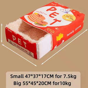 Moderne vollständig geschlossene Sicherheit <span class=keywords><strong>Cat</strong></span> Kennel Universal Pet Kennel mit Plüsch material für Katzen Hunde Four Seasons Snack Box <span class=keywords><strong>Bed</strong></span> - Product Image 5