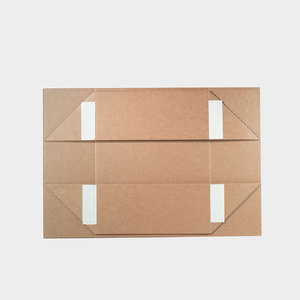 Boîte <span class=keywords><strong>cadeau</strong></span> pliable magnétique en kraft brun de gros pour les petites entreprises - Product Image 4