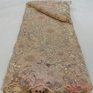 Le meilleur nouveau tissu de dentelle suisse de prix raisonnable de conception de roman de Tulle français de mode élégante de haute qualité - Product Image 5