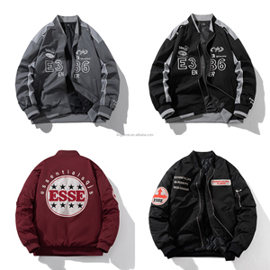 ファッションPufferfish UniversityメンズジャケットカスタマイズSchneierパッチ大学パイロットメンズ野球ジャケット卸売 - Product Image 2