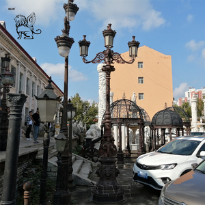 Garden <strong>Street</strong> Decorative Antique Cast Iron Lamp Post for Sale - Product Image 5