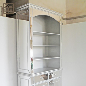 Libreria in Vetro <span class=keywords><strong>a</strong></span> Specchio, Espositore per Eventi e Matrimoni, Scaffali Decorativi - Product Image 4