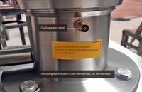 Broyeur colloïdal de laboratoire haute vitesse pour cosmétiques, pâte de sésame et beurre de cacahuète de qualité alimentaire, machine de traitement des noix