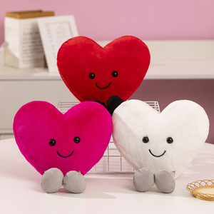 Peluche de Corazón Rosa, Rojo y Blanco, Juguete de Peluche para el Día de San Valentín, Muñeco de Peluche para Niños, Amantes, Almohada de Confort, Cojín - Product Image 1