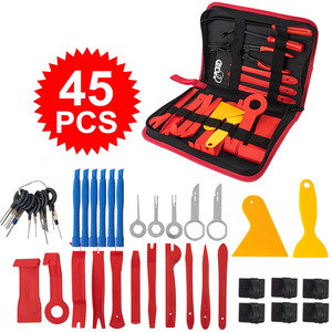 Xinyida 45 Piece Car Interior Dash Panel Removal Tool Set Universal Plastic Repair Kit for Audio <b>CD</b> Modification - Product Image 3