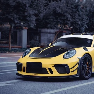 Kit carrozzeria per <span class=keywords><strong>Porsche</strong></span> <span class=keywords><strong>911</strong></span> <span class=keywords><strong>GT3</strong></span> RS modificato con nuovo labbro anteriore in fibra di carbonio stile CMST - Product Image 6
