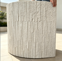 Carreaux MCM en pierre flexible ignifugée légère, effet pierre à eau, pour revêtement mural intérieur et extérieur, vente en gros directe usine