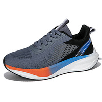 Chaussures de course en maille à dégradé de couleurs, respirantes pour l'été, avec amorti doux et évacuation de la transpiration, idéales pour le tennis et les activités quotidiennes en extérieur