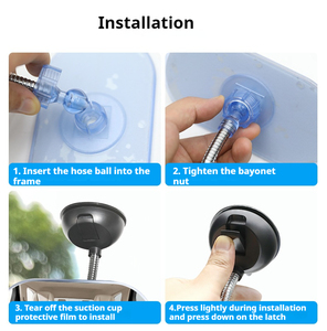 New <b>Car</b> Rearview <b>Mirror</b> with for for Baby Monitoring Adjustable Angle Suction Cup Child Seat Compatible Universal - Product Image 6