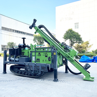 Équipement de forage compact sur chenilles multifonctionnel pour l'exploration géologique sur site