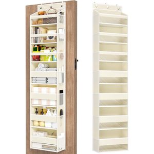 <b>Over</b> <b>The</b> <b>Door</b> Organizer 7 Tier With 14 Side Pockets Hanging Storage For Bathroom Closet - Product Image 1