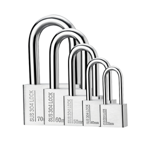 <span class=keywords><strong>Lucchetto</strong></span> di Sicurezza Marino in Acciaio Inox 304, Serratura Esterna Impermeabile, Antiruggine, con Gancio Corto e Anello Antimanomissione, 30mm - Product Image 1