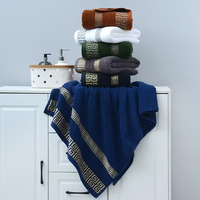 Serviettes de Spa en Coton Ultra Doux à Séchage Rapide, Absorbantes, pour Hôtels, Noir Uni – Vente Directe Usine, Offre Spéciale, Idéales pour la Maison et les Cadeaux, Hypoallergéniques
