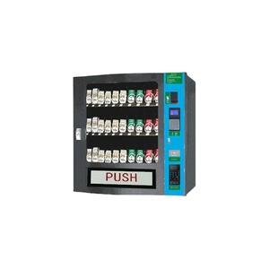 Giá cả hợp lý bán buôn mini bao cao su máy bán hàng tự động 100W XY trắng đen (OEM) 20 pcs đồng xu hóa đơn 3W khoảng 60 PCS xếp chồng lên nhau lối đi - Product Image 1