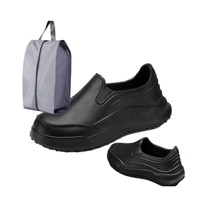 Zapatos de chef profesionales de verano para hombre, antideslizantes, cómodos, seguros, para cocina, trabajo, catering y artesanías de cerámica, zapatos de seguridad transpirables - Product Image 1