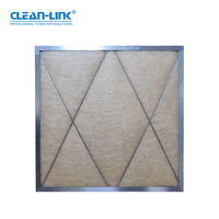 Personnalisé Hvac G3 G4 Four Filtre Fiebr Synthétique Panneau de Résistance à la Température Filtre à Air (AI-100W)