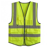 Gilet de sécurité réfléchissant personnalisé avec logo pour le cyclisme, gilet réfléchissant pour kits, gilet de sécurité réfléchissant pour les bénévoles, haute visibilité