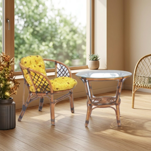 Ensemble Bahama en peau de rotin Ensemble de salon élégant fait à la main pour terrasse pour meubles de maison - Product Image 4