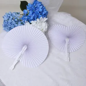 Abanicos Plegables de Plástico Personalizados con Logotipo, para Bodas, Fiestas, Bautizos, Bar Mitzvah, Regalos para Invitados, Decoración del Hogar - Product Image 4