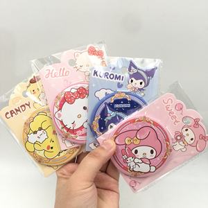 Espejo de Anime, Lindo Espejo Portátil de Una Sola Cara, Mini, de Alta Calidad, <span class=keywords><strong>con</strong></span> Diseño de Kuromi, My Melody y Pompompurin, <span class=keywords><strong>Estilo</strong></span> Japonés, de Aluminio y ABS - Product Image 4