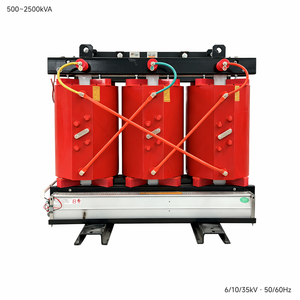 Transformateur sec à résine coulée cuivre/aluminium 500 kVA 2500 kVA 10 kV/0,4 kV IEC 60076 Triphasé <span class=keywords><strong>SCB</strong></span> - Product Image 1