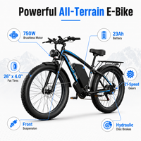 Hochleistungs-Elektrofahrrad mit 2000W Bürstenlosem Motor, 23AH Lithium-Akku, 55km/h Geschwindigkeit, Mountain E-Bike für Erwachsene, Geländetauglich