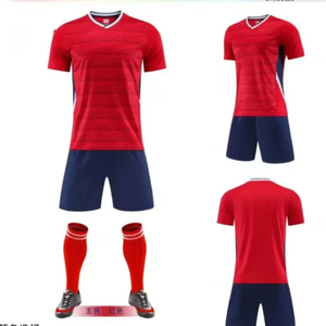Vente en gros d'usine, maillots de football de haute qualité pour clubs et équipes nationales, maillots de football pour adultes, manches courtes, respirants, légers - Product Image 1