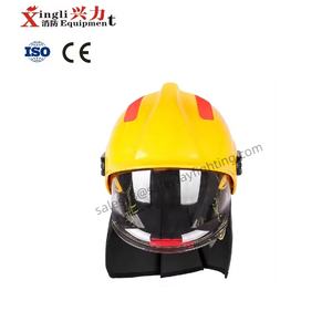 유럽 유형 하이 퀄리티 방화 안전 소방관 소방 헬멧 비상 모자 - Product Image 3