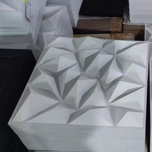 Paredes decorativas Papel pintado interior barato Paneles de pared 3D Panel moderno Dinding Papan 3D/Revestimiento de pared Pvc Diseño de modelo 3D - Product Image 3