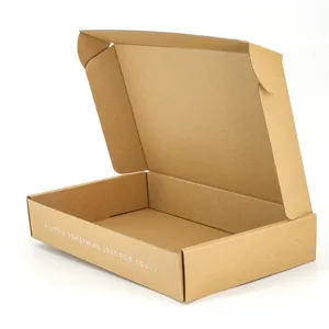 Cheap Eco-Friendly Corrugated Cardboard Postal Mailing Box Clothing Paper Packaging Plain Brown Kraft Carton Mailer Box