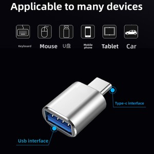 Adattatore USB3.0 OTG per <span class=keywords><strong>Apple</strong></span> Android convertitore di telefonia Mobile tipo-C USB Flash Drive lettore di schede Mouse-nuova condizione di uscita DC - Product Image 3
