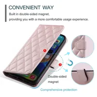 Dompet Kartu dengan Tali Pergelangan Tangan dan Tali Selempang untuk IPhone 18 Pro Max 17 16 15 14 13 12 11 Pro Max Plus Flip Sarung Kulit Ponsel