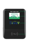 Borne de recharge murale pour véhicules électriques 7 kW/11 kW/22 kW GB/T avec prise Type 2, paiement par carte bancaire, application/4G/Wi-Fi/Bluetooth