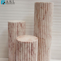 Table basse en marbre vert foncé personnalisée, décoration d'intérieur en pierre naturelle, cube de marbre, piédestal, socle en marbre Antico Verde