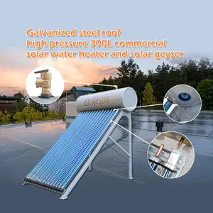 Sistema presurizado de 300L para el hogar o comercial Calentador de agua solar presurizado integrado calentador de agua solar