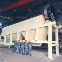 Trommel cylindrique à tambour robuste pour matériaux durs/doux de déchets de construction, efficacité de criblage de 98 %