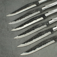 Couteau à steak Laguiole de luxe en acier inoxydable forgé à la main de 4 pouces pour restaurant et hôtel