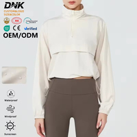 Veste athlétique légère pour femme 510, pull à fermeture éclair courte, pour le golf, la randonnée, la course à pied, coupe-vent, UPF50+, imperméable