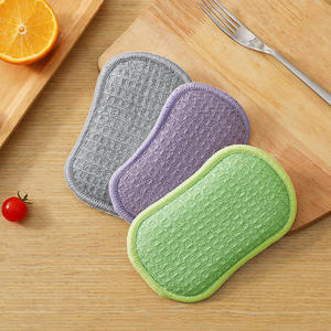 Esponja de Limpieza de Platos 3 en 1 de Color Personalizado, Esponja de Limpieza de Platos Ecológica de Alta Densidad y Antiarañazos para Utensilios de Cocina Antiadherentes - Product Image 1