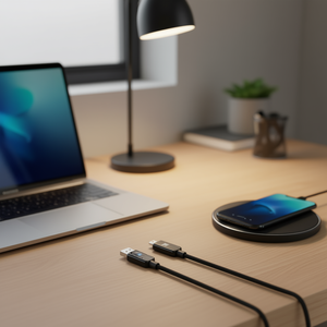 Cable USB a Micro USB NCC 18W XC-0405 con Pantalla Digital, 1.2M, Carga Rápida PD, Conectores de Aleación de Zinc, Color Negro - Product Image 3