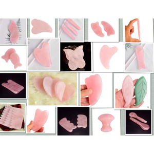 <span class=keywords><strong>Gua</strong></span> <span class=keywords><strong>Sha</strong></span> Personalizzato in <span class=keywords><strong>Giada</strong></span> e Quarzo Rosa per il Corpo - Product Image 1
