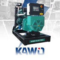 Générateurs diesel super silencieux, puissance de secours, refroidissement par eau, groupe électrogène à démarrage automatique ATS, marque KAWO, haute efficacité, châssis ouvert, 480V
