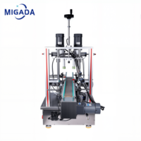 Machine de capsulage automatique de bureau pour bouteilles en plastique à tête de pulvérisation à visser, flacons et bouteilles en verre