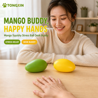 Jouet Squishy Crunchi Mangue TONGXIN – Jouet Sensoriel Anti-Stress à Presser, Changeant de Couleur, Lot en Gros, Fournisseur d'Usine