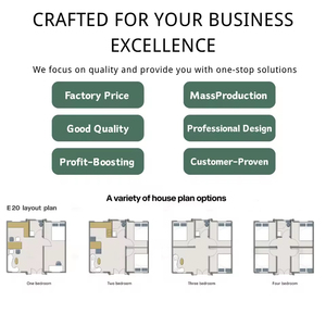 Grote luxe 20FT & 40FT mobiele woningen, twee slaapkamers, geprefabriceerde containerwoningen te koop voor appartementen, hotels of villa's - Product Image 4