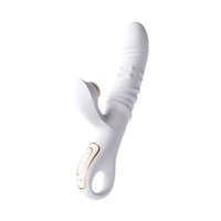 Vibrateur 3-en-1 à succion et poussée avec perles pour femmes, stimulateur du point G et du clitoris, contrôle par application, masturbateur féminin, jouets sexuels pour adultes